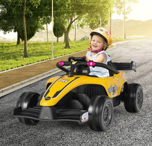 Load image into Gallery viewer, 2025 New 12V Formula 1 Style Racing Ride On Car 1 Seater Upgraded | Lights | Horn | Music | USB Ready | Rear Shocks | Big Seat | Seatbelt | Remote