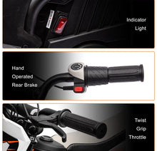 Load image into Gallery viewer, Super Cool 2025 Fast Off Road Electric 24V Kids Dirt Bike 1 Seater Upgraded 250W Motor | Up To 22 KPH | Leather Seat | Rubber Tires