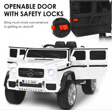 Load image into Gallery viewer, Super Cool 12V Kids Licensed Upgraded 1 Seater Ride On Car Mercedes-Benz Maybach Style | LED Lights | Seatbelt | 4 Wheel Shock Absorber | Ages 3-8 | Remote