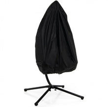 Load image into Gallery viewer, 2025 Heavy Duty Patio Hanging Egg Chair With Stand | Soft Cushion | Headrest Pillow | Waterproof Cover | Folding Basket | Water Resistant | Holds 330lbs