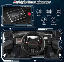 Load image into Gallery viewer, Super Cool 2025 Licensed 12V Audi Kids Ride On Car Upgraded | E-Tron Racing Car | 2 Speeds | Seatbelt | Music | Remote