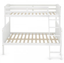 Load image into Gallery viewer, Heavy Duty Elegant & Modern Twin Over Full Bunk Bed With Ladder, Guardrail | Stacked Or Separated | Large Storage Under Bed | Easy Assembly