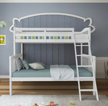 Load image into Gallery viewer, Heavy Duty Elegant & Modern Twin Over Full Bunk Bed With Ladder, Guardrail | Stacked Or Separated | Large Storage Under Bed | Easy Assembly