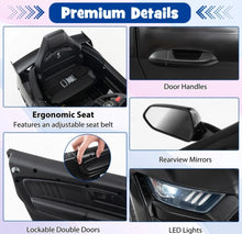 Load image into Gallery viewer, Super Cool 2025 Licensed Ford Shelby GT500 Mustang 1 Seater Ride On Car 12V | Ages 3-8 | Music | Remote