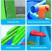Load image into Gallery viewer, Super Fun Giant Crocodile Bouncy House Water Park With Water Slide | Climbing Wall | 7-in-1 | Splash Pool | Hours Of Fun All Summer Long | W 780W Blower