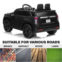 Load image into Gallery viewer, New 2025 Licensed 12V Chevrolet Tahoe Upgraded 1 Seater Ride On Car / SUV | Heavy Duty Tires | Comfy Seat | Remote