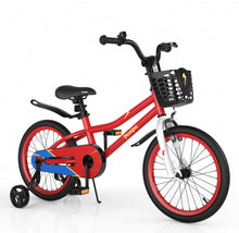 Load image into Gallery viewer, Very Cool 18β Kids Pedal Bicycle W Kickstand, Coaster Brake Ages 4-8 | Bell | Adjustable Seat | Easy Assembly | Removable Training Wheels | Anti-Slip Tires