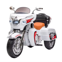 Load image into Gallery viewer, Super Cool 2025 Three-Wheeled Motorcycle Ride On Car | 12V | 2 Speeds | Lights | Music | Storage | Ages 3-8
