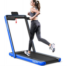 Load image into Gallery viewer, Heavy Duty Modern 2.25HP 2-in-1 Foldable Walking Pad Treadmill With Dual Display | App Control | Space Saver | Quiet Motor | High Performance Speaker | Remote Control