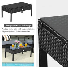 Load image into Gallery viewer, Very Relaxing & Elegant 4 Piece Patio Furniture Set Cushioned With Love Seat | Table