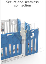 Load image into Gallery viewer, Super Cool 16 Panel Indoor/Outdoor Foldable Play Yard Upgraded Fence | Safety Play Area with Activity for Toddlers and Infants | 3 Colours