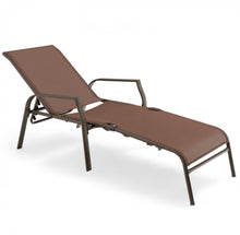 Load image into Gallery viewer, Heavy Duty Foldable 2-Piece Patio Folding Chaise Lounge Chair Set With Adjustable Back | Each Chair Holds 330lbs | Rip Resistant | Waterproof