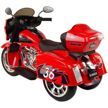 Load image into Gallery viewer, Super Cool 2025 Three-Wheeled Motorcycle Ride On Car | 12V | 2 Speeds | Lights | Music | Storage | Ages 3-8