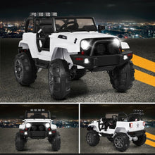 Load image into Gallery viewer, Super Cool 2025 1 Seater Jeep Style 12V Ride On Car For Kids | Remote | LED Lights | Music | Ages 3-6