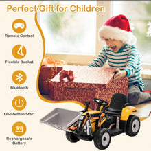Load image into Gallery viewer, New 2025 Upgraded 12V Kids Ride On Car 1 Seater Excavator With Adjustable Arm & Bucket | Music | Push To Start | Remote