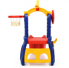 Load image into Gallery viewer, Super Cool Heavy Duty 6-in-1 Playground With Telescope | Slide | Basketball Hoop | Crawl Area | Steering Wheel | Climber | Loop