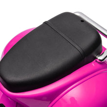 Load image into Gallery viewer, Super Cool Elegant 2025 Vespa Kids Ride On Car Motorcycle Vespa 1 Seater Scooter 12V | Music | USB Ready | LED Lights