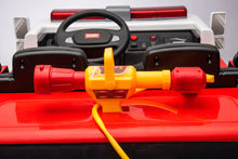 Load image into Gallery viewer, Heavy Duty 24V Fire Truck 2 Seater Kids Ride On Car | Leather Seat | Eva Rubber Tires | Water Gun |
