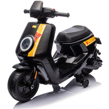 Load image into Gallery viewer, Super Cool 2025 Kids Electric Vespa Style Scooter Car, Upgraded 12V | 1 Seater Motorcycle | MP3 | Ages 2-8