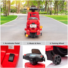 Load image into Gallery viewer, Super Cool 2025 Kids Electric Vespa Style Scooter Car, Upgraded 12V | 1 Seater Motorcycle | MP3 | Ages 2-8
