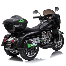 Load image into Gallery viewer, Super Cool 2025 Three-Wheeled Motorcycle Ride On Car | 12V | 2 Speeds | Lights | Music | Storage | Ages 3-8