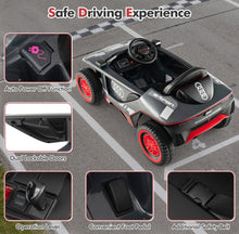 Load image into Gallery viewer, Super Cool 2025 Licensed 12V Audi Kids Ride On Car Upgraded | E-Tron Racing Car | 2 Speeds | Seatbelt | Music | Remote