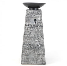 Load image into Gallery viewer, Elegant Heavy Duty 48 Inch Propane Fire Bowl Column With Beautiful Lava Rocks & PVC Cover | Easy Access Door | Easy On/Off Switch | Patio Fire Pit