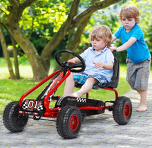 Load image into Gallery viewer, 2025 Super Cool Upgraded 4 Wheel Pedal Powered GoKart Ride On Car | Adjustable Seat | Heavy Duty Seat | Enclosed Chain For Safety