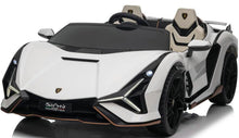 Load image into Gallery viewer, 2025 Licensed 24V Sian 2 Seater 24V Kids Ride On Car Upgraded | Leather Seats | Rubber Tires | 4x4 | Remote