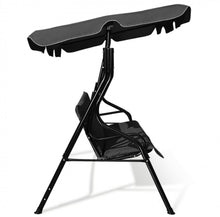 Load image into Gallery viewer, Super Relaxing 3 Person Outdoor Patio Canopy Swing With Cushioned Steel Frame | Porch Swing | Adjustable Canopy | High Weight Capacity