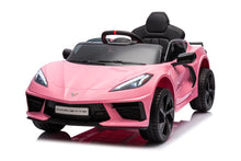 Load image into Gallery viewer, 2025 Licensed 12V Chevrolet Corvette C8, 1 Seater Kids Ride On Car Upgraded | Leather Seat | Rubber Tires | LED Lights | Remote