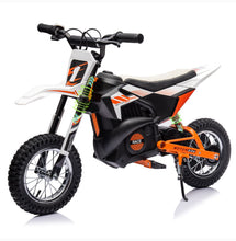 Load image into Gallery viewer, Super Cool 2025 Fast Off Road Electric 24V Kids Dirt Bike 1 Seater Upgraded 250W Motor | Up To 22 KPH | Leather Seat | Rubber Tires