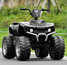 Load image into Gallery viewer, Super Cool 12V Kids Ride On ATV, Car 1 Seater | LED Lights | Heavy Duty Tires | Ages 3-7 | Music | 2 Speeds | Upgraded