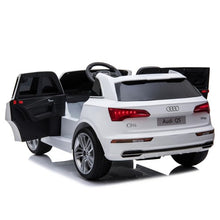 Load image into Gallery viewer, 2025 Licensed Audi Q5 Upgraded 12V Ride On Car For Kids | Leather Seat | Rubber Wheels | 12V | 1 Seater | LED Lights | Remote | Ages 1-6 |