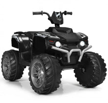 Load image into Gallery viewer, Super Cool 12V Kids Ride On ATV, Car 1 Seater | LED Lights | Heavy Duty Tires | Ages 3-7 | Music | 2 Speeds | Upgraded