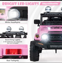 Load image into Gallery viewer, 2025 Licensed Toyota FJ Cruiser 12Volt 2 Seater Upgraded Kids Ride On Car / Truck | Lights | Suspension | Push To Start | Horn | Music | Remote