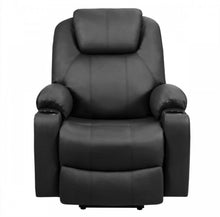 Load image into Gallery viewer, Heavy Duty Modern & Elegant Electric Power Lift Multifunction Electric Recliner With Massage Features | 2 Side Pockets | Cup Holders | Lumbar Heating | USB Charge Port