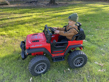 Load image into Gallery viewer, 2025 Massive Monster 2 Seater Ride On Car For Kids XXL 24V Upgraded Jeep Style TRD 4x4 | Leather Seats | 16” Rubber Tires | LED Lights | Remote