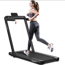 Load image into Gallery viewer, Heavy Duty Modern 2.25HP 2-in-1 Foldable Walking Pad Treadmill With Dual Display | App Control | Space Saver | Quiet Motor | High Performance Speaker | Remote Control