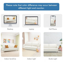 Load image into Gallery viewer, Heavy Duty 3 Person Modern Gorgeous Love Seat Sofa Couch With Very Comfortable Backrest Cushions | Thick Cushions | Holds 500lbs | Easy Assembly