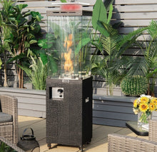 Load image into Gallery viewer, Elegant Heavy Duty Powerful 41,000 BTU Outdoor Propane Patio Heater With Metal Hood | Flameout Protection | Waterproof Cover