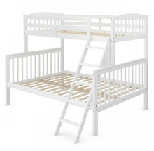Load image into Gallery viewer, Heavy Duty Elegant & Modern Twin Over Full Bunk Bed With Ladder, Guardrail | Stacked Or Separated | Large Storage Under Bed | Easy Assembly