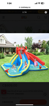 Load image into Gallery viewer, Super Cool,Fun Massive Crab Inflatable Bouncy Water Park House With 950w Blower | Water Cannon | 2 Water Slides | Tunnels | Climbing Wall | Water Cannon | Carry Bag