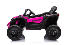 Load image into Gallery viewer, New 2025 Licensed 24V Can Am Maverick 1 Seater UTV 4x4 Kids Ride On Car Upgraded | Leather Seats | Rubber Tires | Seatbelt | Remote
