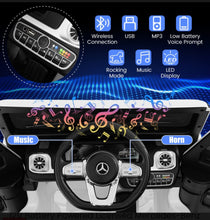 Load image into Gallery viewer, Licensed 2025 Mercedes-Benz 12V AMG G500 Gwagon 1 Seater Kids Ride On Car | Bluetooth | LED Lights | Remote | Rocking Mode | 4x4