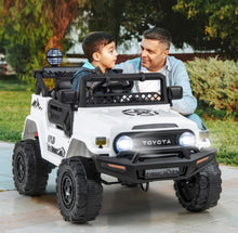 Load image into Gallery viewer, 2025 Licensed Toyota FJ Cruiser 12Volt 2 Seater Upgraded Kids Ride On Car / Truck | Lights | Suspension | Push To Start | Horn | Music | Remote