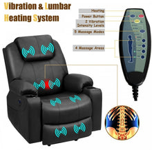 Load image into Gallery viewer, Heavy Duty Modern & Elegant Electric Power Lift Multifunction Electric Recliner With Massage Features | 2 Side Pockets | Cup Holders | Lumbar Heating | USB Charge Port