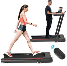 Load image into Gallery viewer, Heavy Duty Modern Folding 3-in-1 Treadmill With Remote | 2.25HP | Rubber Foot Mat | Flexible Wheels | Powerful Silent Motor | XL LED Screen