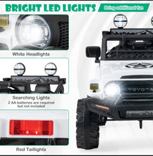 Load image into Gallery viewer, 2025 Licensed Toyota FJ Cruiser 12Volt 2 Seater Upgraded Kids Ride On Car / Truck | Lights | Suspension | Push To Start | Horn | Music | Remote