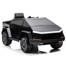 Load image into Gallery viewer, Cool Tesla Cyber Truck Style | 12V | Kids Ride On Car | Parent Remote | Eva wheel | Black